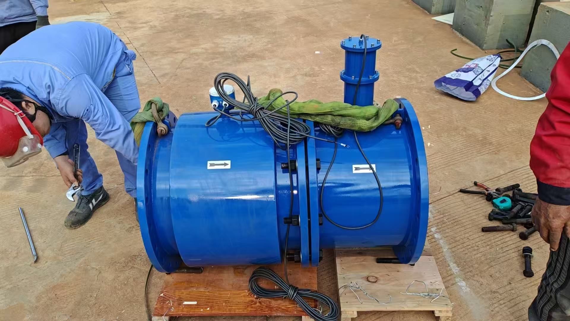 非滿管電磁流量計使用現場 非滿管電磁流量計使用現場